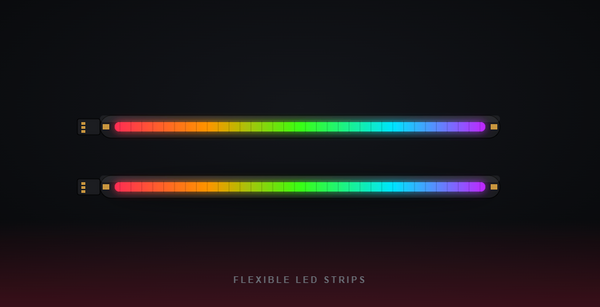 6× Flexible LED Strips
